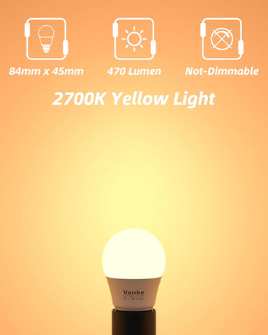 E27 LED Golf Ball Bulb 6W 2700K Warm White 3-Pack