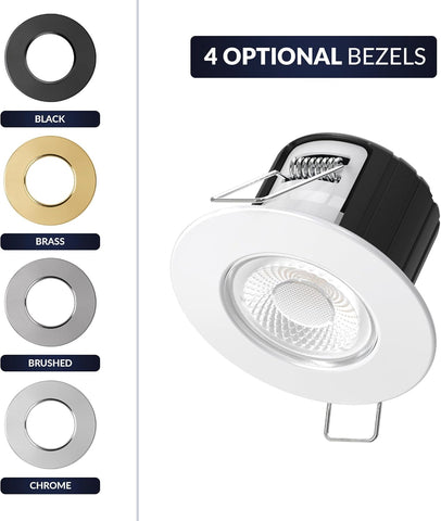 White Finish Recessed LED Downlight UK

