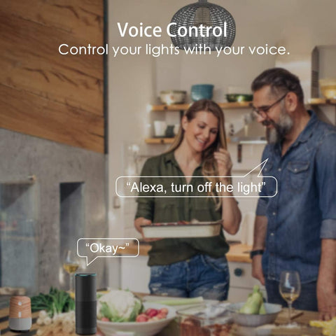 Avatar Controls Smart Bulb, Alexa Light Bulbs B22 Bayonet 9W RGBCW Colour Dimmable Works with Alexa/Google Home, No Hub Required(Updated 3000-6200K Warm and Cool White) [Energy Class F]