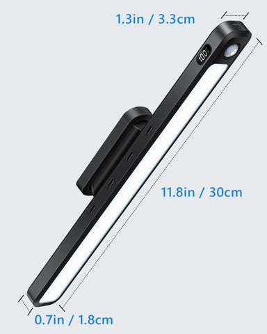 Ferswe 3W Rechargeable Wardrobe Lights with Motion Sensor – Magnetic Under Cabinet LED Light Bar with 3 Colour Modes & Dimming - Light Up the Forgotten Corners of Your Home