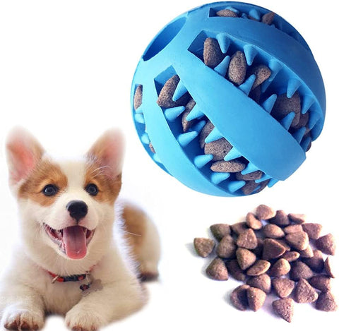 Dog Treat Toy Balls for Training and Teeth Cleaning