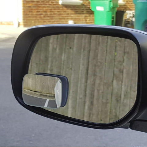 Rectangular Frameless Blind Spot Mirrors for Cars (2 Pack)