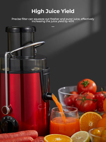 Centrifugal Juicer Extractor 900W 3 Speed Wide Chute Easy Clean