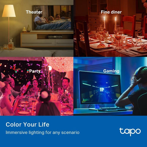 Tapo L530E E27 Multicolour Smart LED Bulb 8.3W