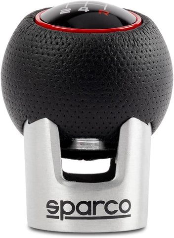 Sparco Lazio Black/Red Manual Gear Shift Knob – Universal Fit
