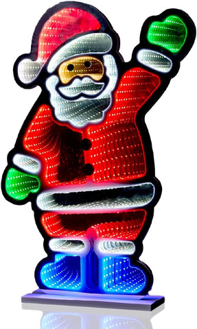 Santa Claus Infinity Light – Multi-Coloured LED, 60cm
