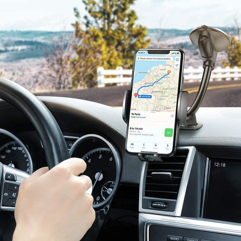 FLOVEME Car Phone Holder Windscreen with Long Gooseneck