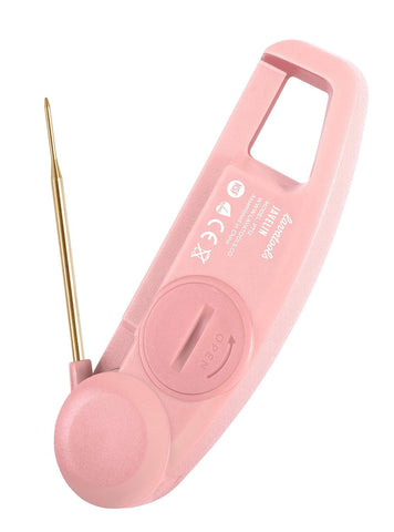 Javelin Ultra Fast Digital Meat Thermometer – Instant Read, 2.75" Probe, Foldable Compact Design, Splash Resistant – Rhubarb