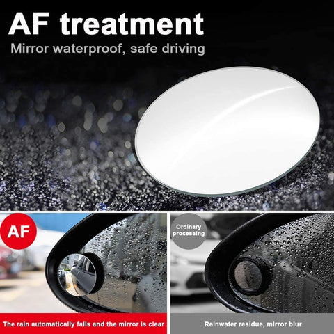 ILYPLUS 2 Pack 360° Rotatable Waterproof Blind Spot Mirrors