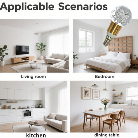 5W E14 Acrylic Crystal LED Bulb – Warm Light 3000K