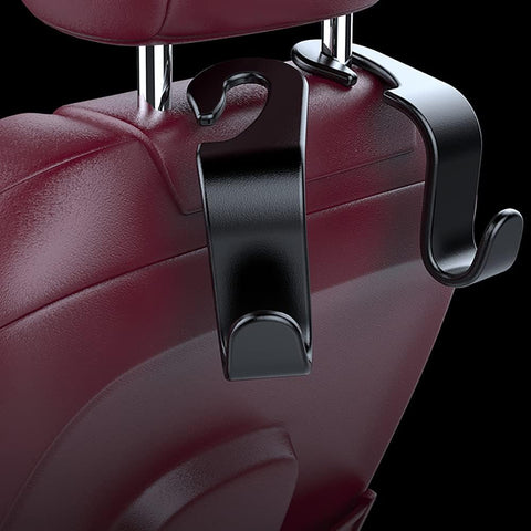 4 Pack Car Seat Headrest Hooks for Car Handbags and Grocery Bags