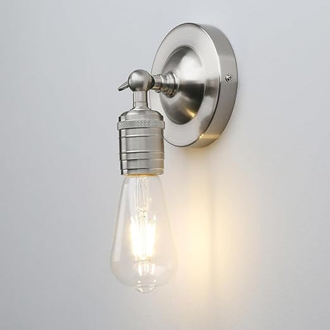 Style Retro Industrial Wall Light One-Head Wall Lamp Without Shade Vanity Mirror Lighting
