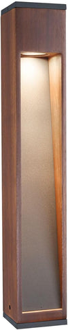 Paulmann 94678 LED outdoor luminaire bollard light Trabia IP44 600mm rectangular incl. 1x3.5 watt outdoor wood 3000K GU10