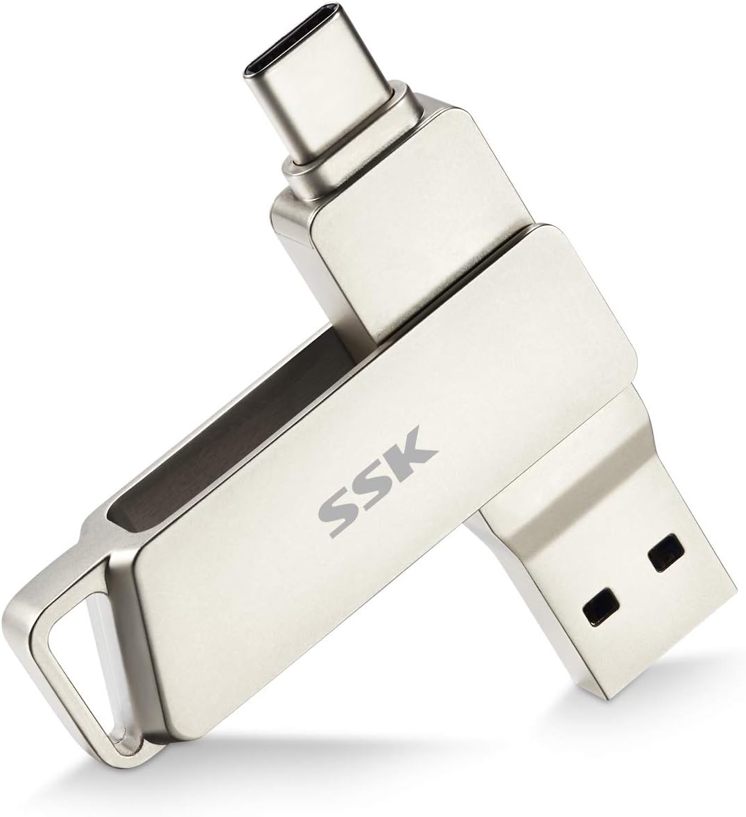 64GB USB C Flash Drive - Dual USB 3.2 Type-C & USB-A Thumb Drive, Up to 200MB/s, Zinc Alloy, OTG Compatible for Phone, Mac & PC