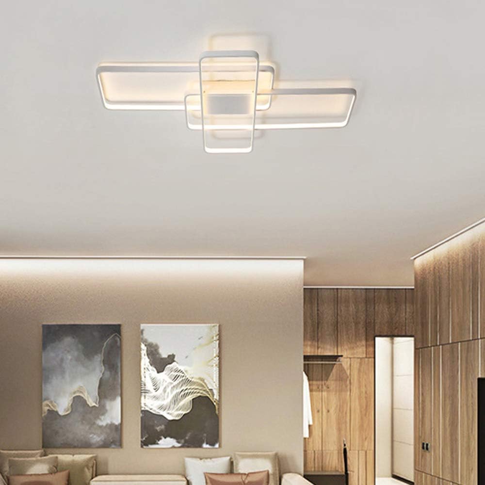65W LED ceiling light square design white

