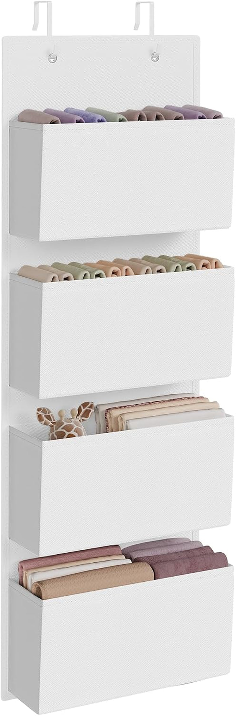 Over-Door Storage Organiser, Wardrobe Storage, 4 Pockets