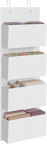 Over-Door Storage Organiser, Wardrobe Storage, 4 Pockets