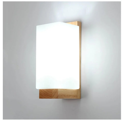 Wooden Wall Light E27 Modern Minimalist Indoor Lamp