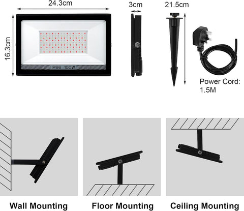 IP66 LED flood light for garden decoration