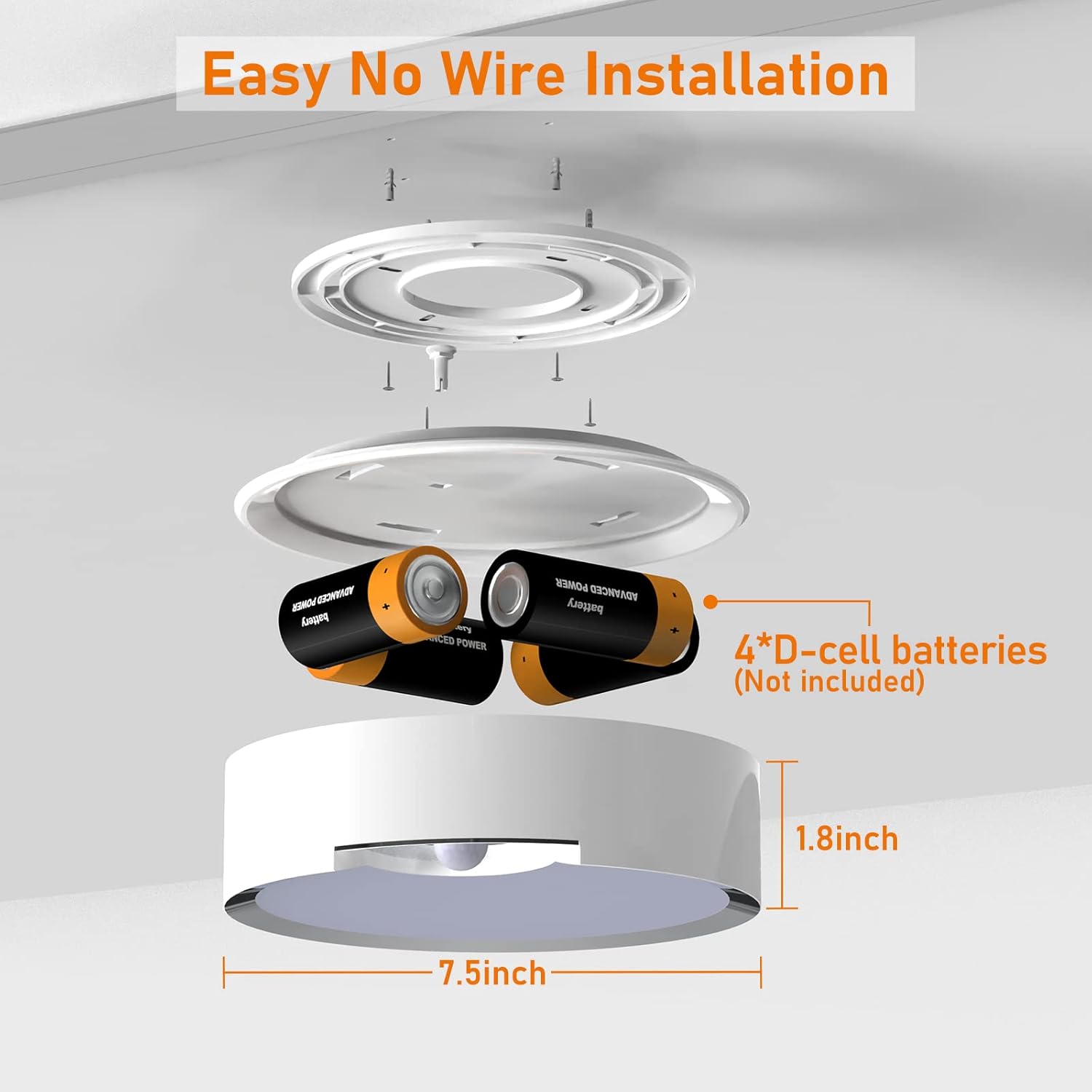 Buy Modern LED Motion Sensor Ceiling Light in UK – Shop Now!