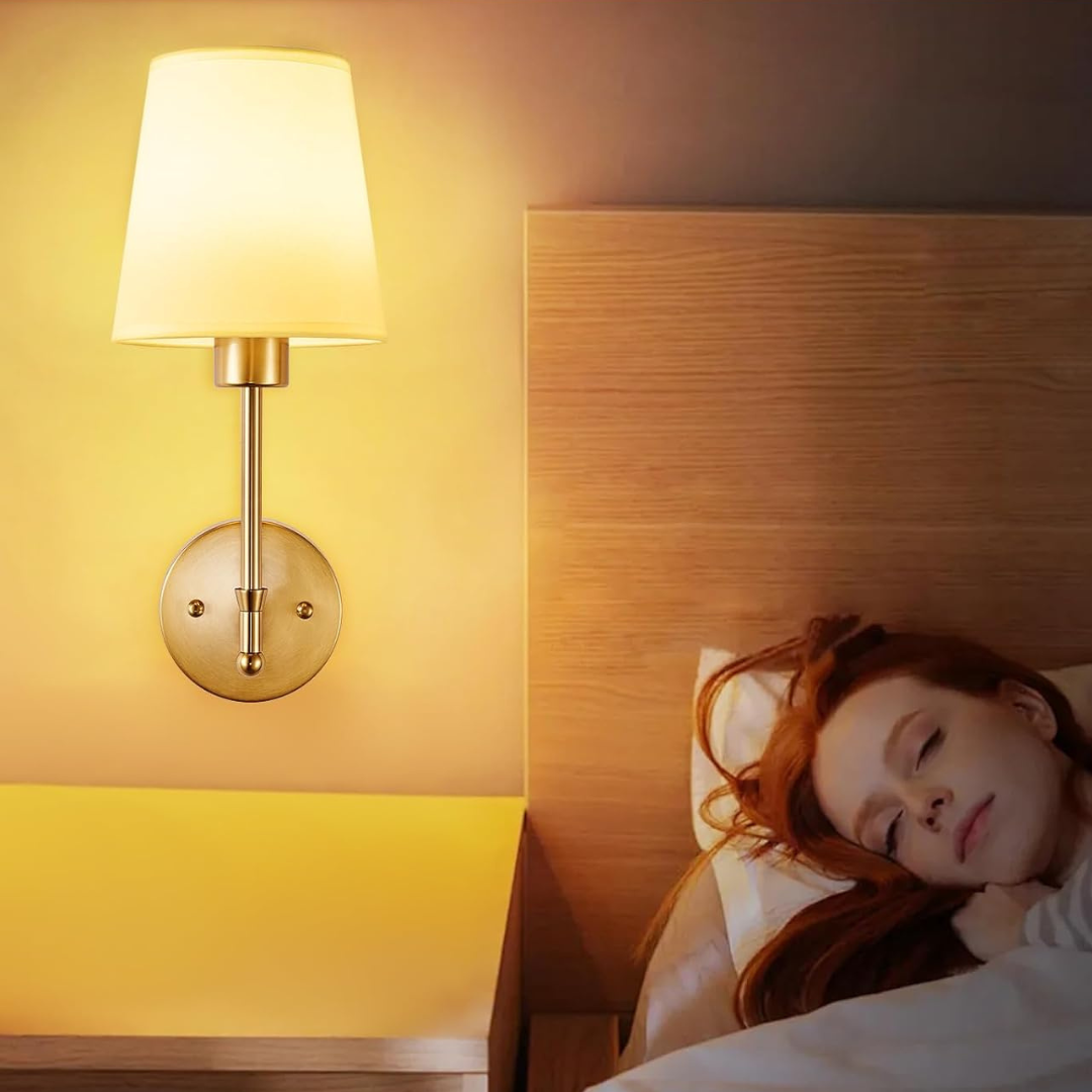 Rechargeable Wireless Wall Sconce Set, Remote Controlled Adjustable LED Light, Battery Powered Decorative Lamp for Bedroom and Living Spaces