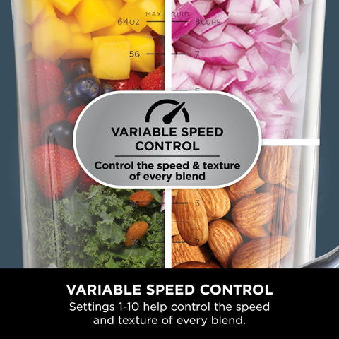 2-in-1 Detect Power Blender Pro – 1200W High-Speed Jug & Single Serve Blender – Smoothies, Frozen Drinks & Food Prep – Black/Copper