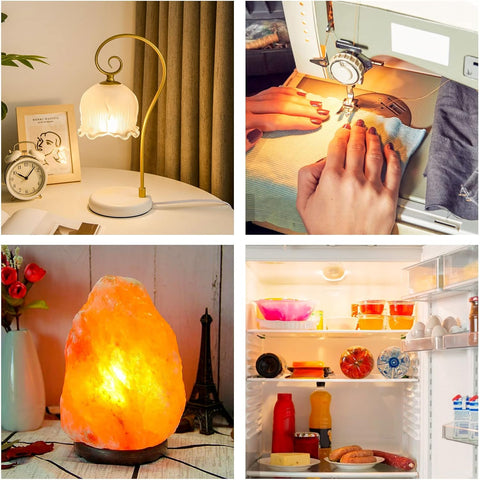 E14 LED Light Bulb Fridge 3W AC 230V, 300LM Warm White 3000K, Non-Dimmable, 30W Incandescent Equivalent, Pack of 2