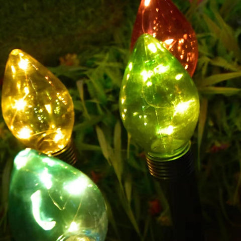 Solar Christmas Decorations Waterproof 8-Mode Ambient Lighting
