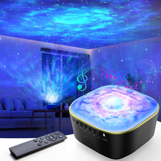 Galaxy Projector, Star Projector Night Light with Remote Control/Timer Function/Built-in Music, Light Projector with 8 Lighting Modes for Kids Baby Adults Bedroom Decor/Party/Gift