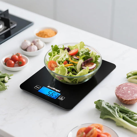 K780 Smart Bluetooth Kitchen Scales with Nutrition Calculator, 5kg/11lb Food Scale for Cooking, Diet & Weight Loss