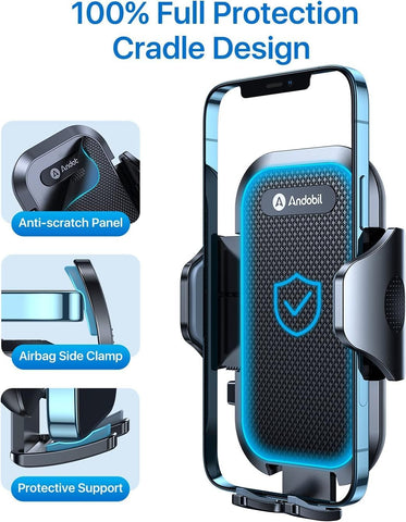 Andobil 2025 Car Phone Holder – Patented Hawksbill Clip