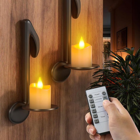 12PCS Rechargeable LED Tea Light Candles with Remote & Timer, Flameless Flickering Electric Tealights with Charging Base for Home & Holiday Décor