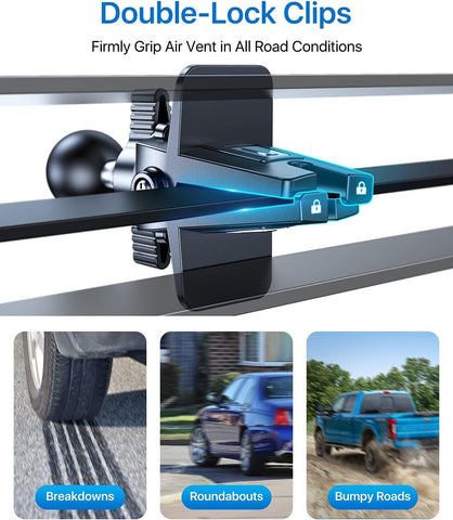 Andobil 2025 Car Phone Holder – Patented Hawksbill Clip