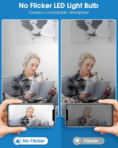 EvaStary 100W Bayonet Light Bulbs, 13W B22 LED Bayonet Bulbs Daylight White 6000K, BC A60 GLS Frosted Energy Saving Light Bulbs Bayonet, Non-dimmable, 4 Pack [Energy Class F]