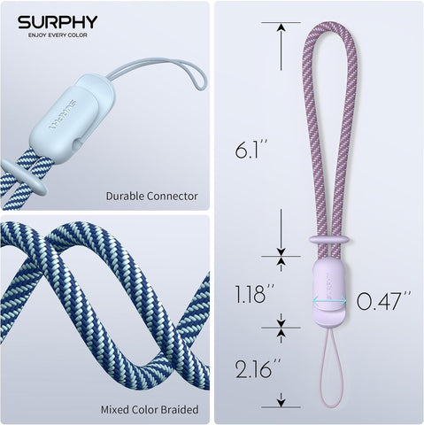 Phone Wrist Strap Lanyard Adjustable 2 Pack