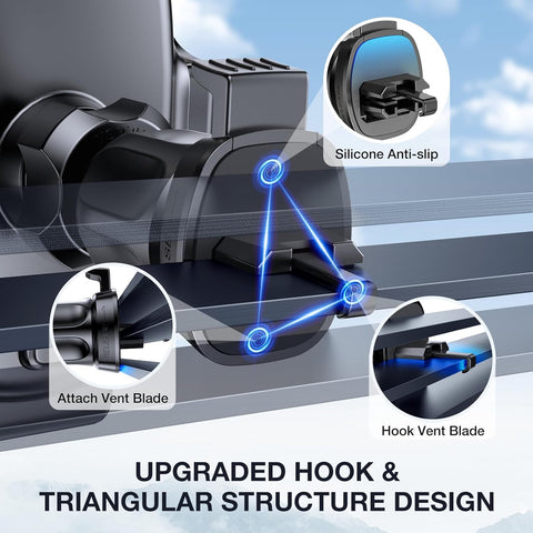 Miracase 2nd Generation Car Phone Holder with 360° Air Vent Mount