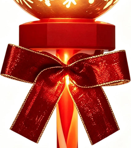 Solar Christmas Lights - Snowflake Holiday Decor, Solar Pathway Lights