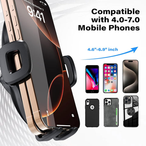 APPS2Car Car Phone Holder Dashboard and Windscreen Mount