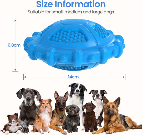 Indestructible Squeaky Dog Chew Toy for Aggressive Chewers