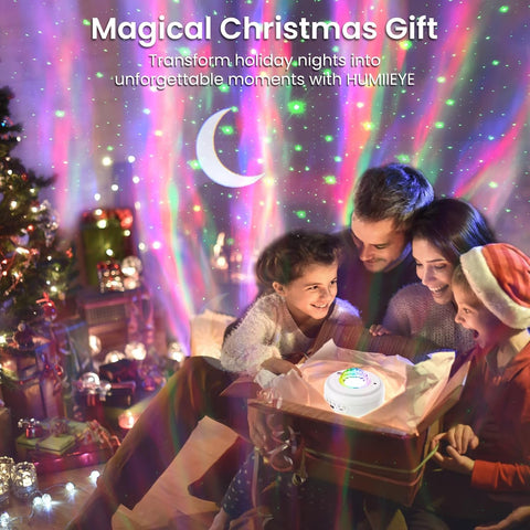 Galaxy Light Projector with Bluetooth Speaker & Rechargeable Night Lamp