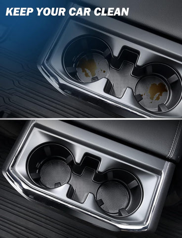 Universal Silicone Car Cup Holder Coasters – Anti-Slip 2.67 Inch (2 Pcs)