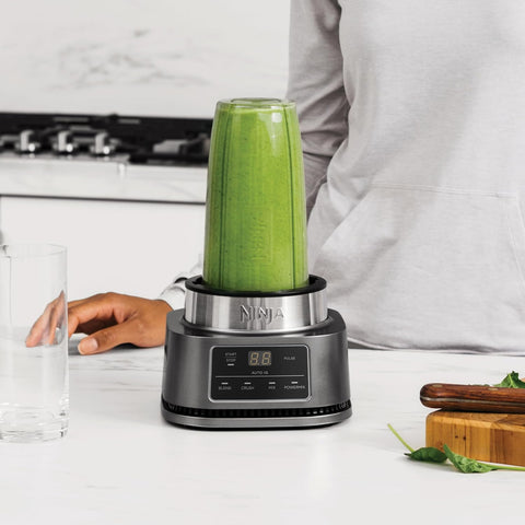 Foodi Power Nutri Blender 2-in-1 | 1100W Smoothie & Frozen Drink Maker – Silver