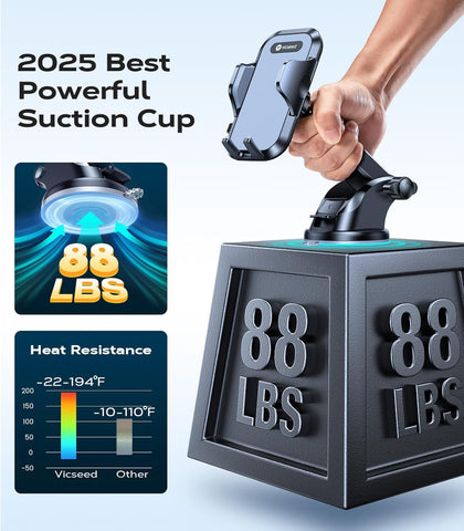 Rally Racing-Grade 3-in-1 Car Phone Holder