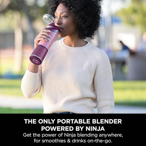 Blast Portable Blender 530ml – Cordless Mini Blender with Leakproof Lid & Sip Spout – Rechargeable – Ice & Frozen Fruit – Purple