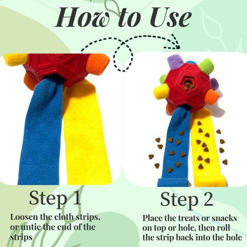 Snuffle Ball Dog Puzzle Toy Treat Dispenser