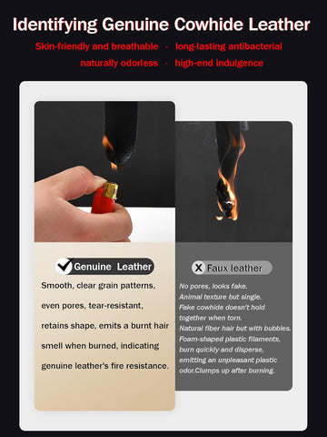 Genuine Cowhide Leather Car Center Console Armrest Pad