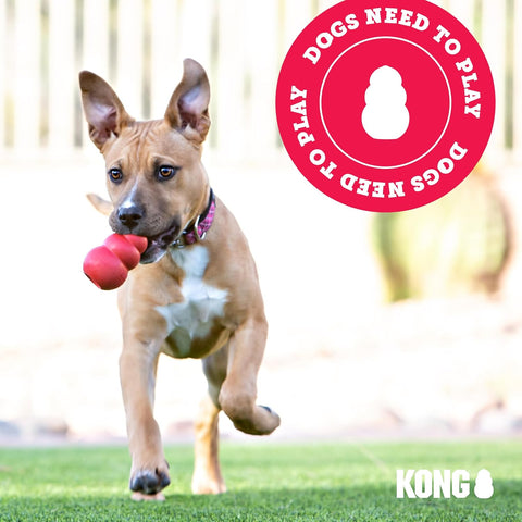 KONG Classic Stuffable Dog Toy - Durable Red Rubber Chew Toy