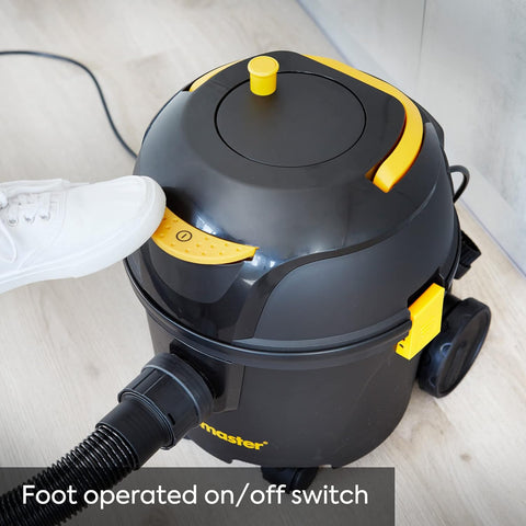 Vacmaster D8 8L Cylinder Vacuum Cleaner – Powerful Quiet Bagged Cleaning with HEPA 13 Filtration, 5 Dust Bags, 26m Reach