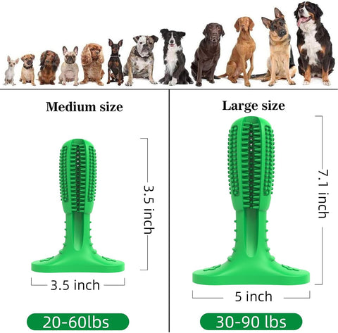 Dog Chew Toy Natural Rubber Dental Cleaning Stick