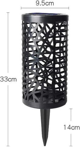 Pathway Lighting Solar Garden Lights, Solar Lights Outdoor, Garden Ornaments Outdoor for Yard Pathway Patio